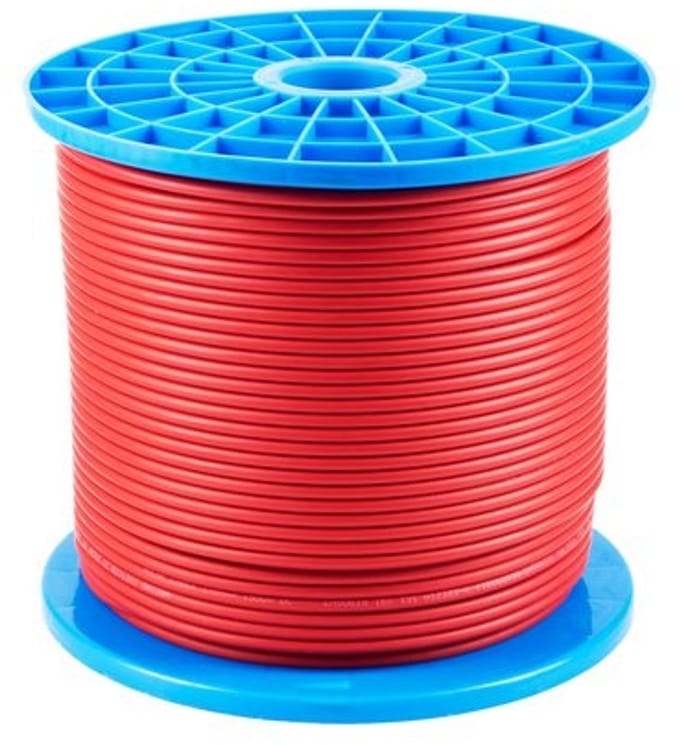Meterware-Solarkabel 6mm², H1Z2Z2-K, rot, 250m