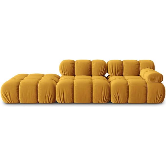 Modulaire 3-zitsbank Tropea links velvet | Milo Casa