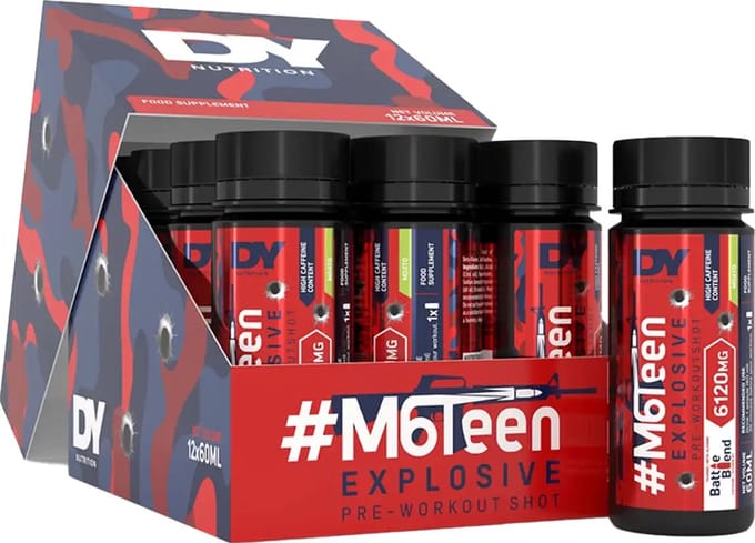 Dorian Yates Nutrition #M6teen Shot (12x60ml) Mojito - Pre-Workout - Pre-Workout Shots