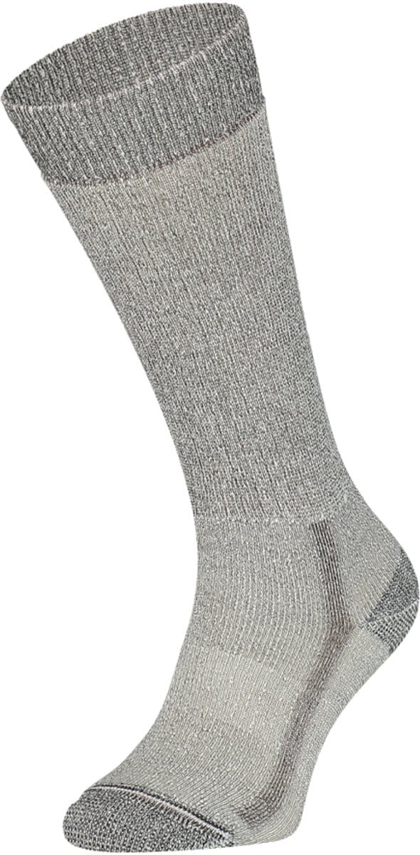 Eureka Textiel - Wollen Kniekous - Unisex - Maat 39-42  - Grijs