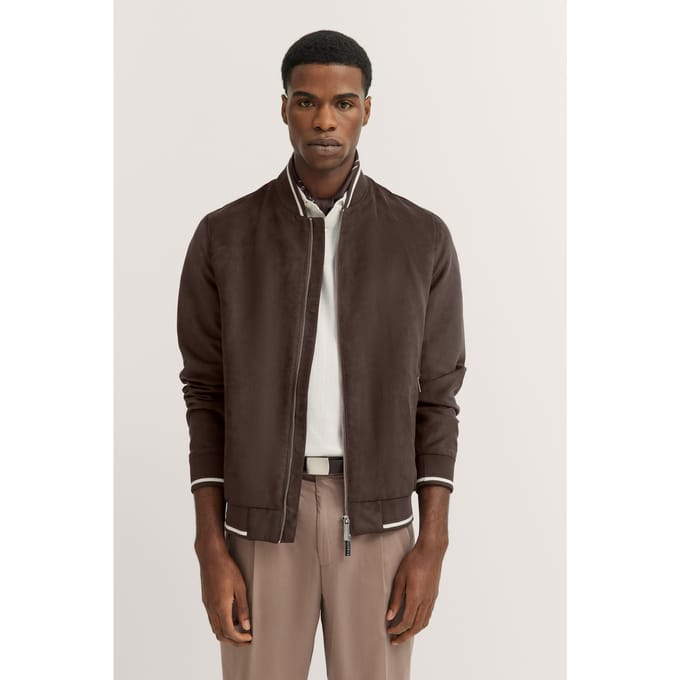 Bugatti Herren Waterafstotende suède blouson