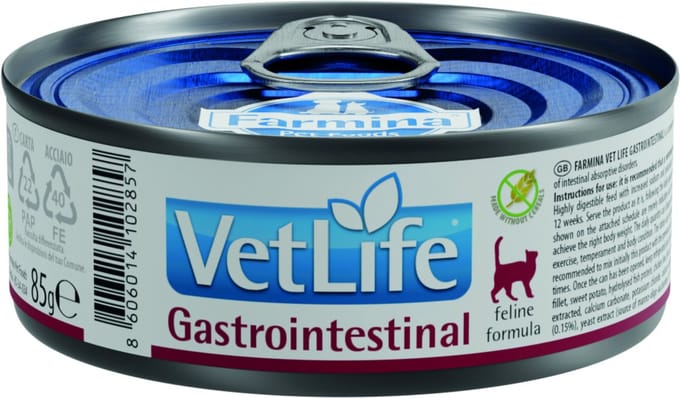 Farmina VetLife Gastrointestinal Kattenvoer - Blik - 12 x 85 g