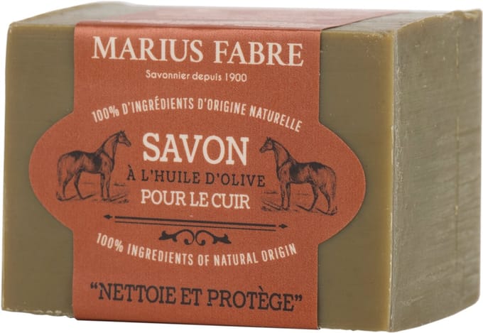 Marius Fabre Paard olijfolie zeep voor leer bio 200 Gram