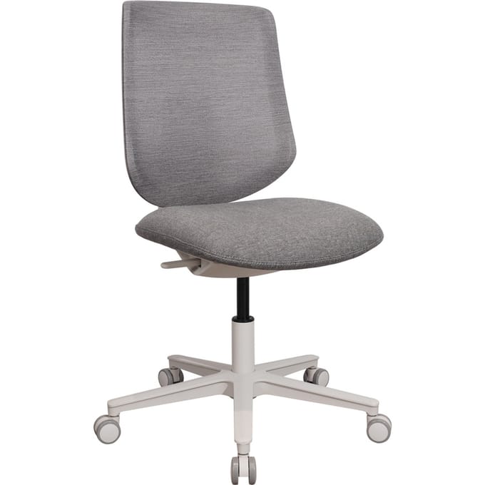 Bureaustoel Sitflex Lady Zitting stof / rugleuning netstof grijs hjh OFFICE