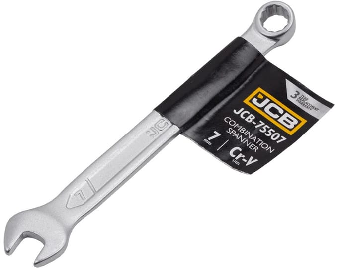 JCB JCB-75508 - Ringsteeksleutel - Chroom-vanadiumstaal - 8mm - Satijn Afwerking