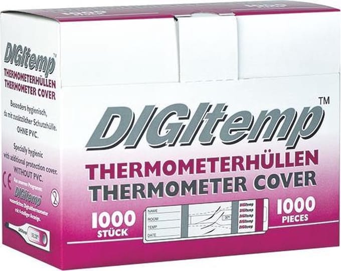 Digitemp™ - Hoesjes voor glas thermometer - 1000 stuks