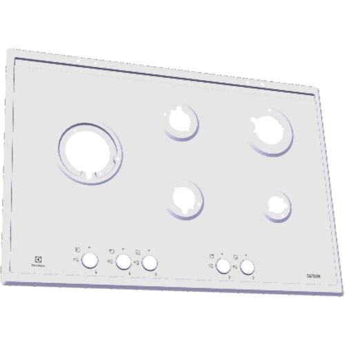 AEG bovenblad, inox, 744x510mm 140015092640