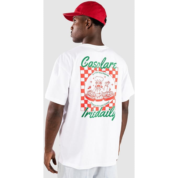 Iriedaily Id X Casolare Dj T-Shirt wit