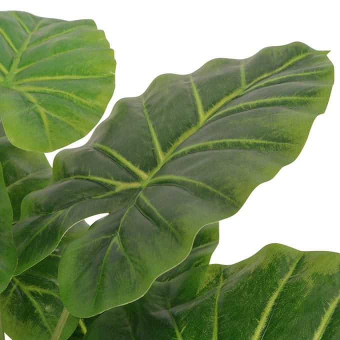 Vidaxl Eetbare Kunstmatige Colocasia (Taro) Met Pot, 45 Cm, Groen