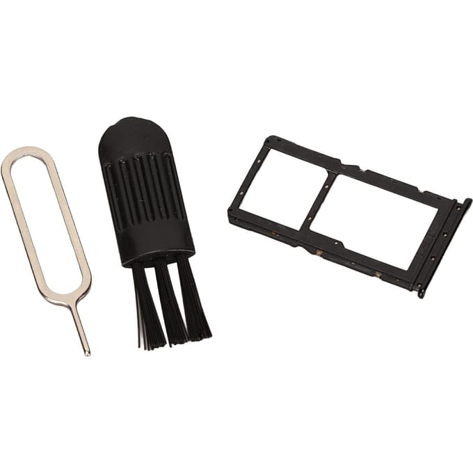 Simkaarthouder Set Plastic SIM-kaartsleuf Houder Vervanging met Kaartpin en Borstel voor Redmi Note 7 Note 7 Pro Telefoon