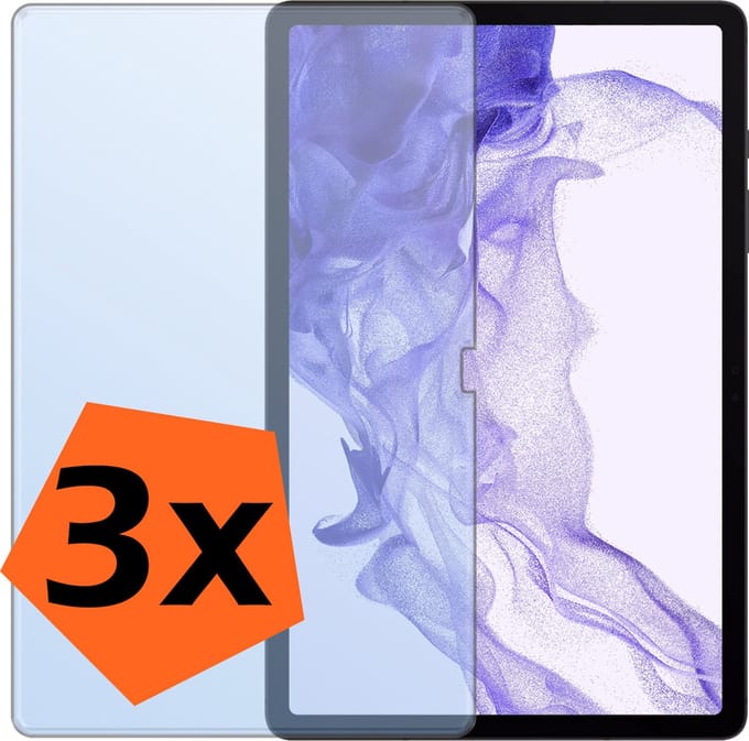 Screenprotector - 3 Stuks - Geschikt voor Samsung Galaxy Tab S10 Plus - Extra Sterk - Gehard Glas - Beschermglas - Tempered Glass - Screen Protector