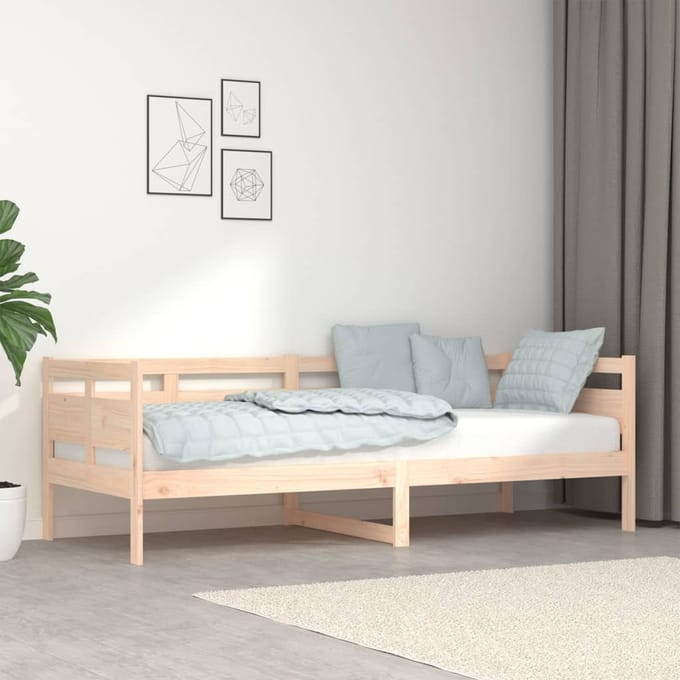 vidaXL - Slaapbank - massief - grenenhout - 80x200 - cm