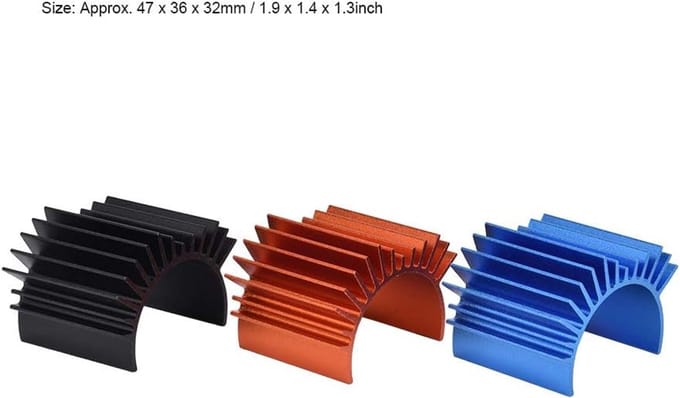 RC Motor Koeler - Koelvin Set - Oververhitting Voorkomen - Universele Pasvorm - 36mm Diameter