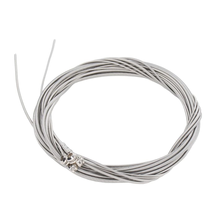 4 Pièces Cordes de Guitare à Boule Acier Cordes de Basse Accessoire d'Instrument pour Remplacement gray