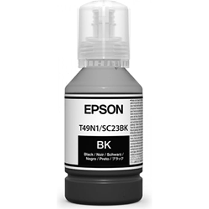 Epson C13T49N100 / T49N Dye Sub Zwart Inkt 140ml