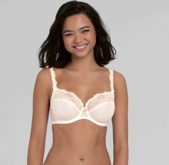 Rosa Faia  Colette Beugel BH Wit 95 E