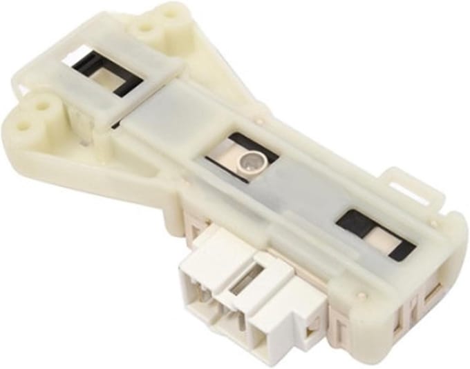 Deurslot Schakelaar - Interlock Switch Wasmachine - Wasmachine Reparatie - Compatibel Vervangingsonderdeel - Standaard Maat - Wit