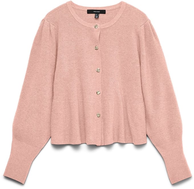VERO MODA - VMLIGHT LS O-NECK FITTED CARDIGAN EXC - Dames - Cardigans