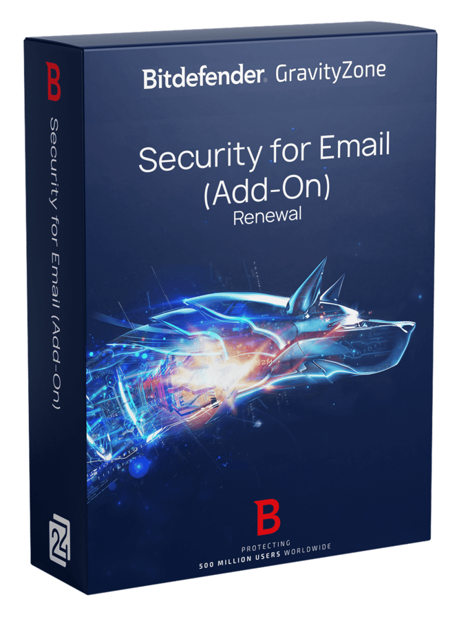 Bitdefender GravityZone Security for Email (Add-On) - Renewal 1 Jaar 5 - 14 User
