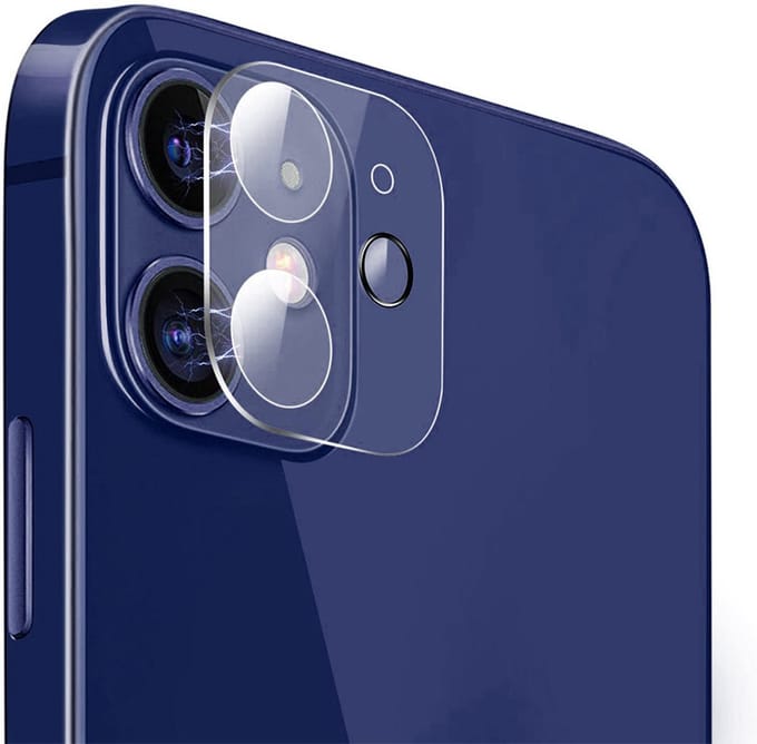 Solidenz Camera Protector - Geschikt voor Apple iPhone 12 - Transparant