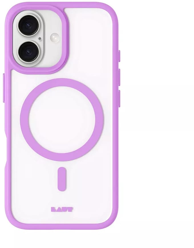 Laut HUEX PROTECT voor iPhone 16 Plus – Bright Pink - MagSafe-compatibel, Krasbestendig & Extra Bescherming