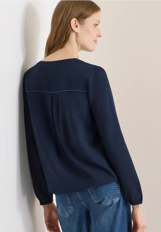 Blouse in effen kleur