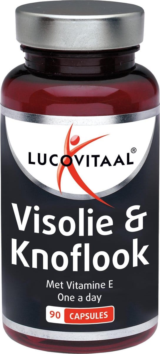Lucovitaal Visolie & Knoflook met Vitamine E One a day 90 capsules
