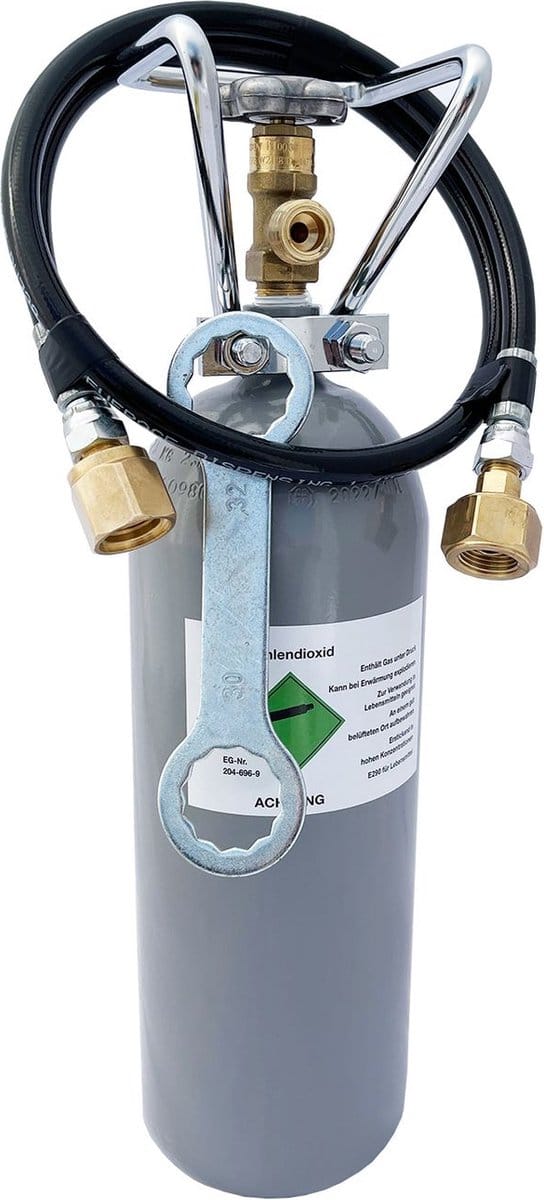 Complete Set voor Bruiswater machine (bruiswater maken) - met CO2 - 0.5 kg, 1-kraan