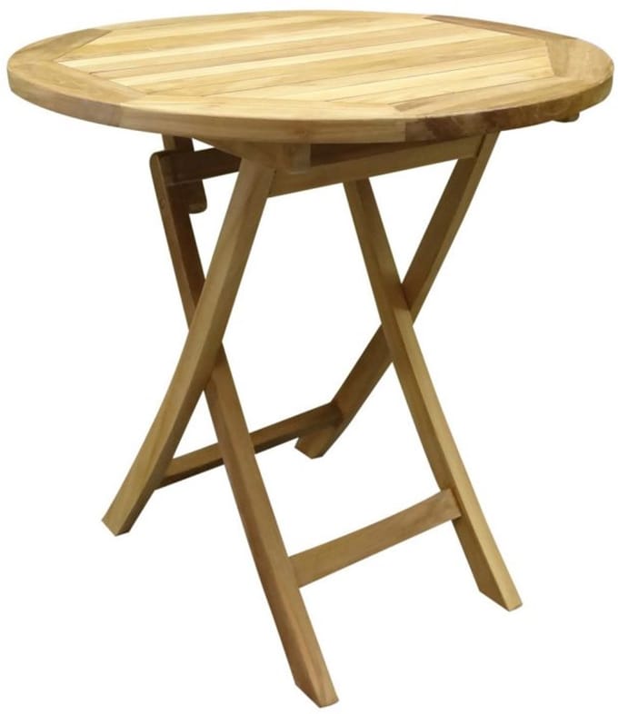Klaptafel 90x90x75 rond model