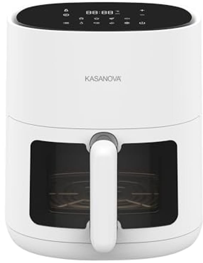 Digitale Heteluchtfriteuse - Airfryer - Gezond Frituren - Programmeerbaar - 45 Liter - Wit