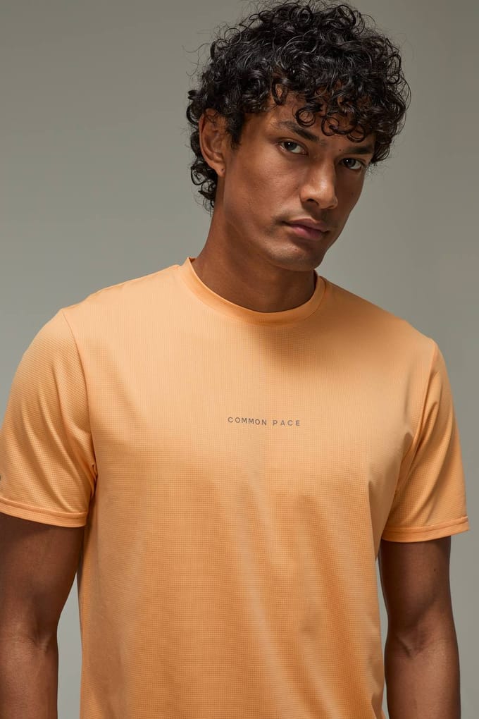 Gewoon Tempo Hardloop Regular Fit T-shirt | Coral | Size XS