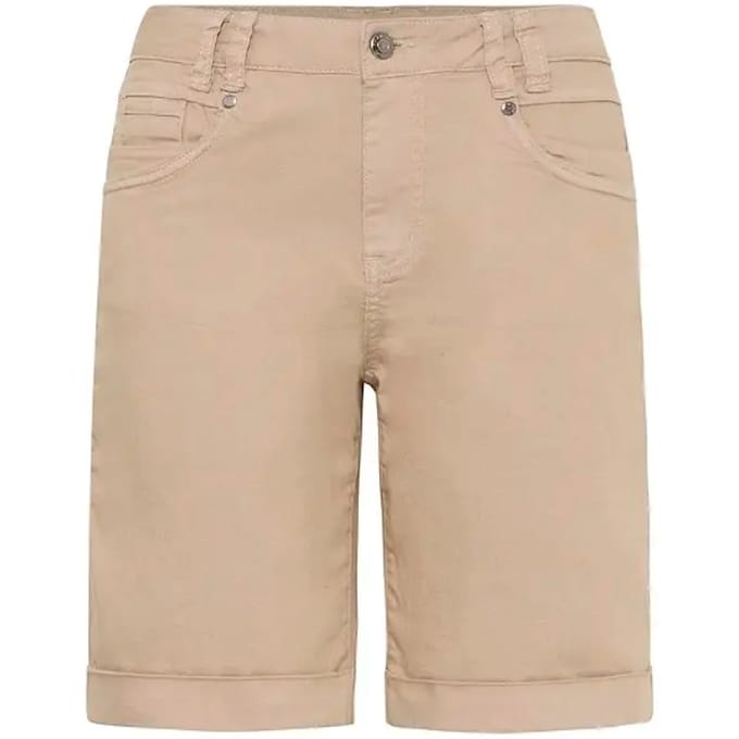 Hoge taille jeans shorts voor dames Pulz Jeans Rosita