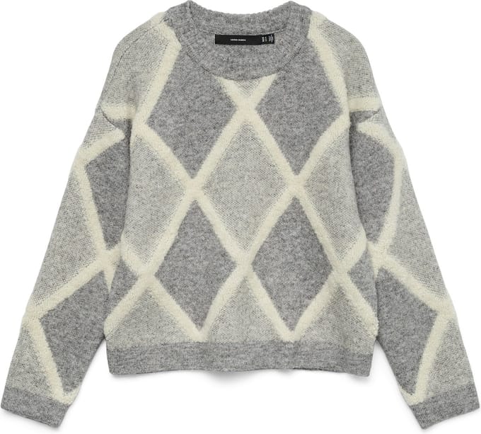 VERO MODA - VMARGIE LS O-NECK PULLOVER - Dames - Gebreide truien