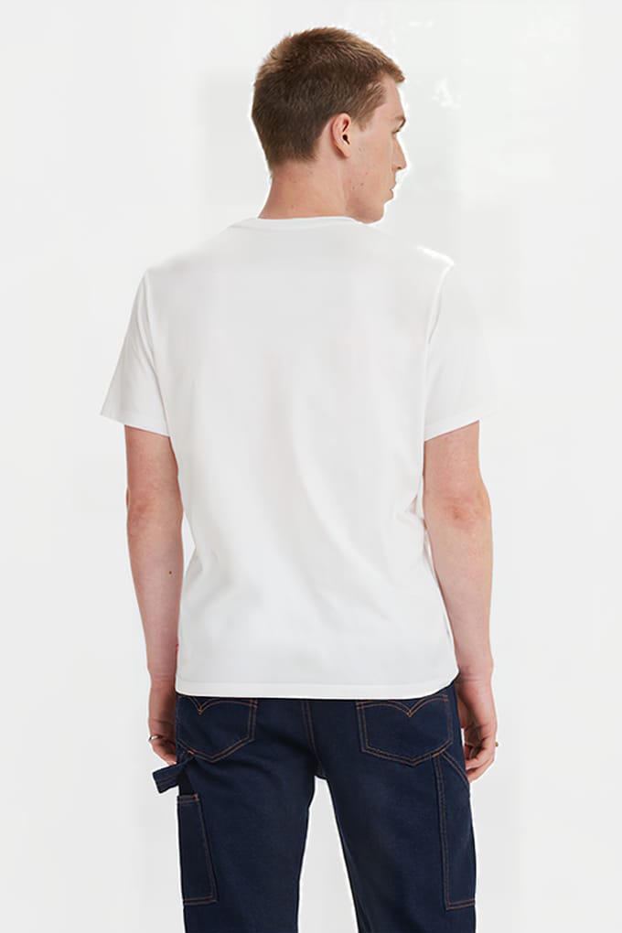 Levi's Destination Tee Levi Berlin White Graph Taglia: M | T-shirt stampate Outlet | Uomo | Bianco