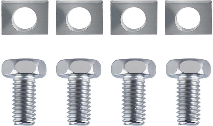 Moeren voor scooter motorfiets, reserveschroeven voor scooteraccu, 6 mm (schroeven + moeren)