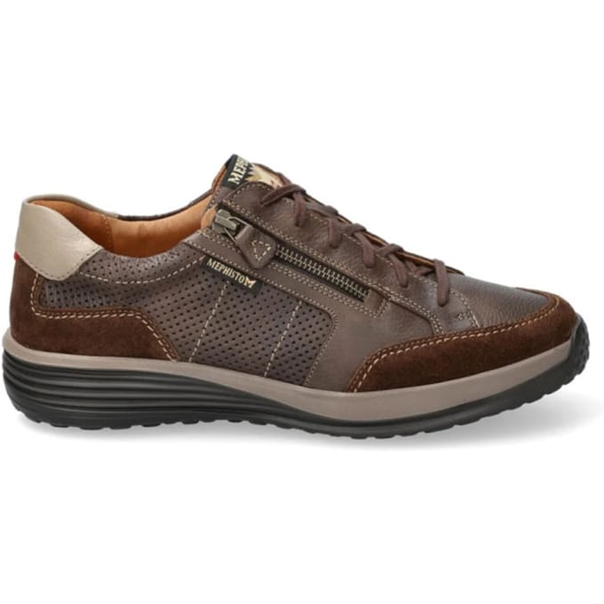 Mephisto Sacco - heren sneaker - Bruin - maat 46.5 (EU) 11.5 (UK)