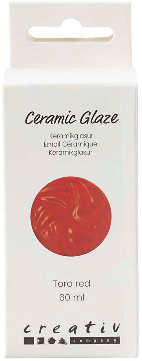 Creativ Company - Ceramic Glaze 984-1101 C Opaque Toro Red - 60ml