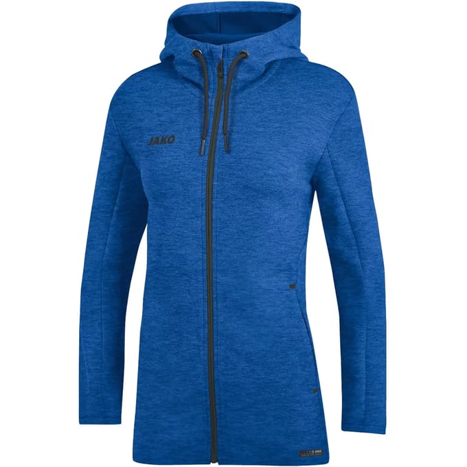 Jako Premium Basics Jas Met Kap Dames - Royal Gemeleerd | Maat: 38