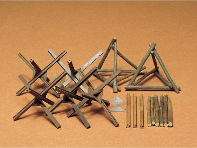 Tamiya Modelbouwpakket Diorama - 35027 Diorama-Set Barricade Plastic - 1:35 - Modelbouw