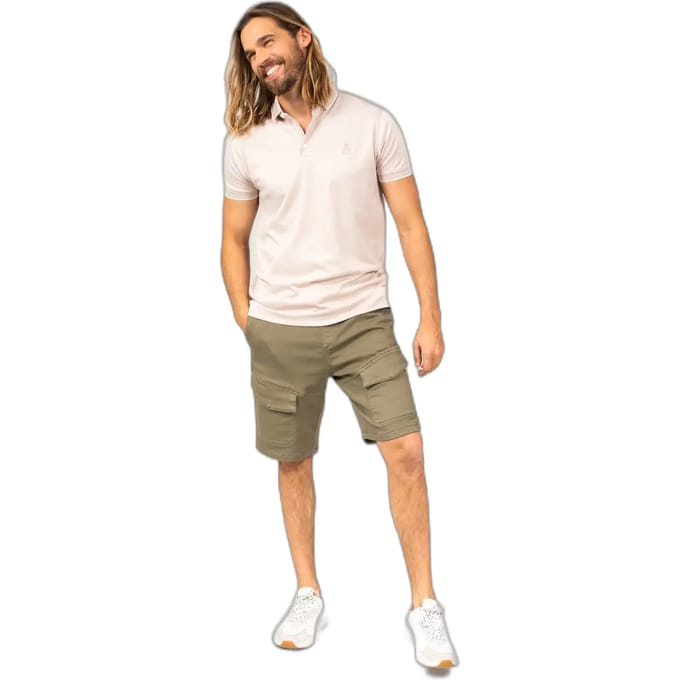 DEELUXE Effen poloshirt met schedelprintMARTY Beige