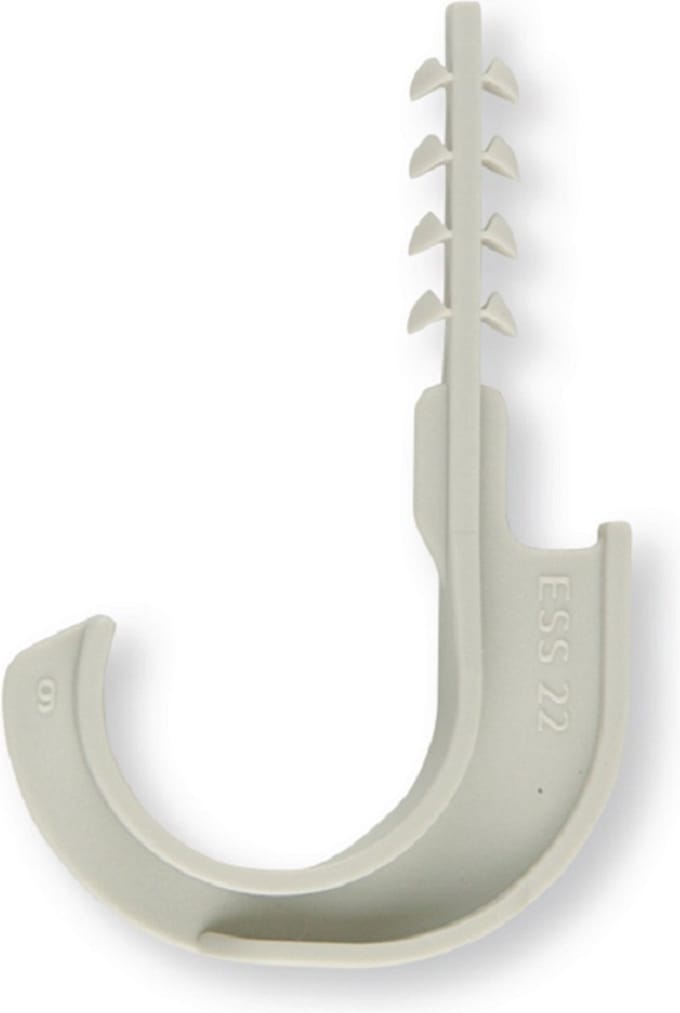 Leidingclip-kunststof -19-22 - x 100stuks-Berner
