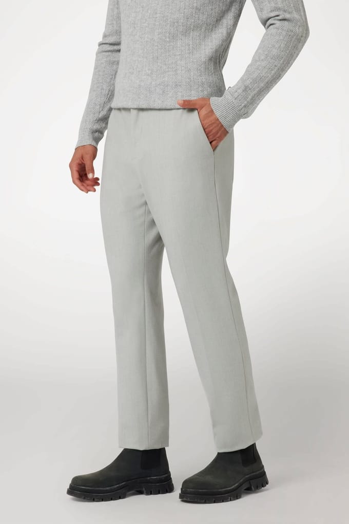 GUESS Marciano By Roger Classic Chino Grey Herringbone Taglia: 54 | Pantaloni Outlet | Uomo | Grigio