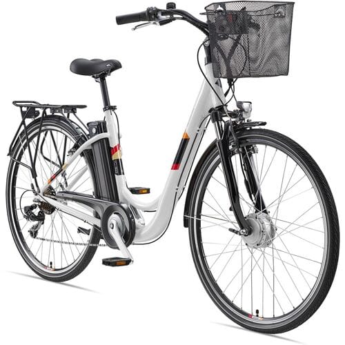 TELEFUNKEN Elektrische fiets City RC822 multitalent 28" (wit, 28")