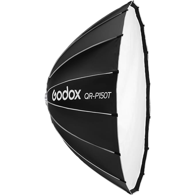 Godox QR-P150T 150cm/59in Quick Release Parabolische Softbox Professionele Opvouwbare Softbox met 150cm