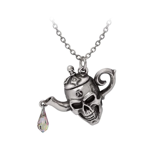 Alchemy Gothic - Gothic Halsketting - Poison Brew Teapot - zilverkleurig