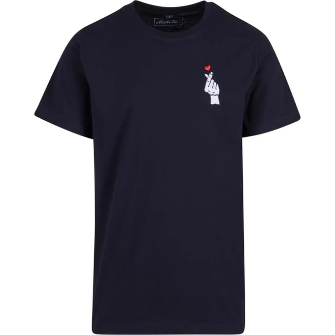 Mister Tee - Love Sign 2.0 Heren Tshirt - XS - Zwart