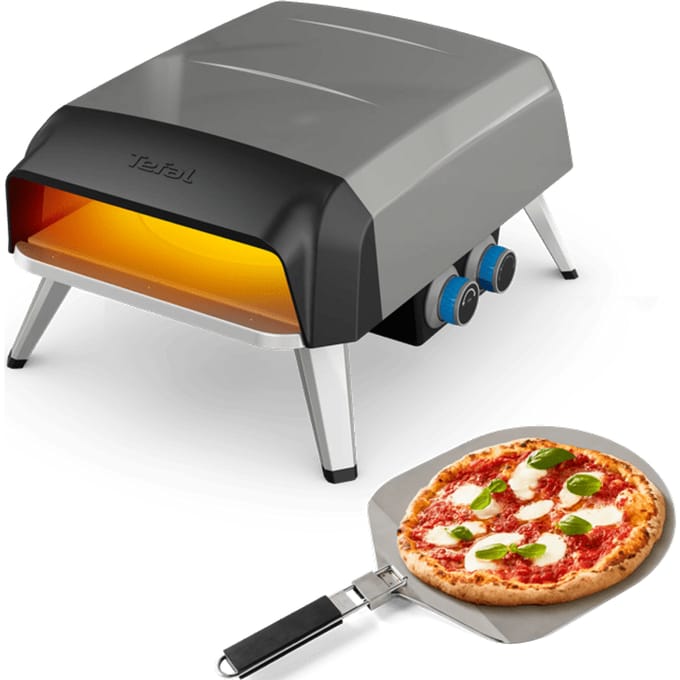 Tefal Pizza Pronto JM4120 pizza oven op gas + pizzaschep