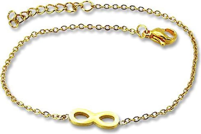 Amanto Armband Emer G - 316L Staal - Infinity - 18+3cm