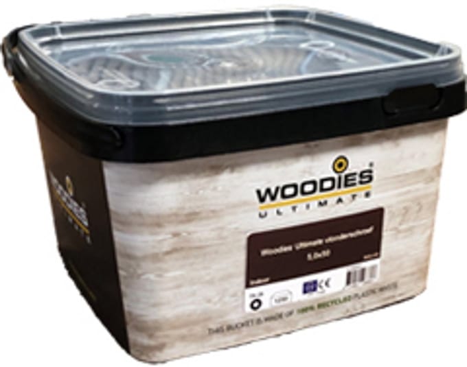 Woodies vlonderschroef RVS410 - Emmer á 1250 stuks