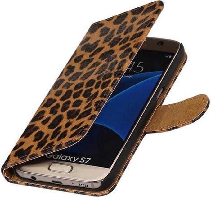 Luipaard booktype wallet cover hoesje voor Nokia Lumia 1020